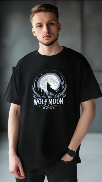 Wolf-Mond-T-Shirt