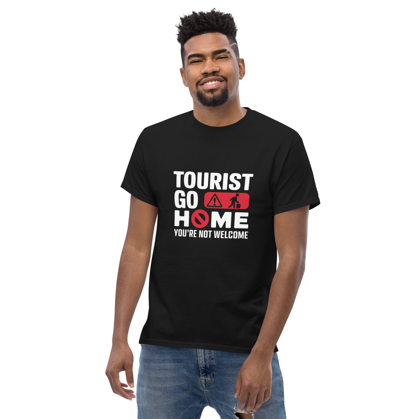 Camiseta Tourist Go Home