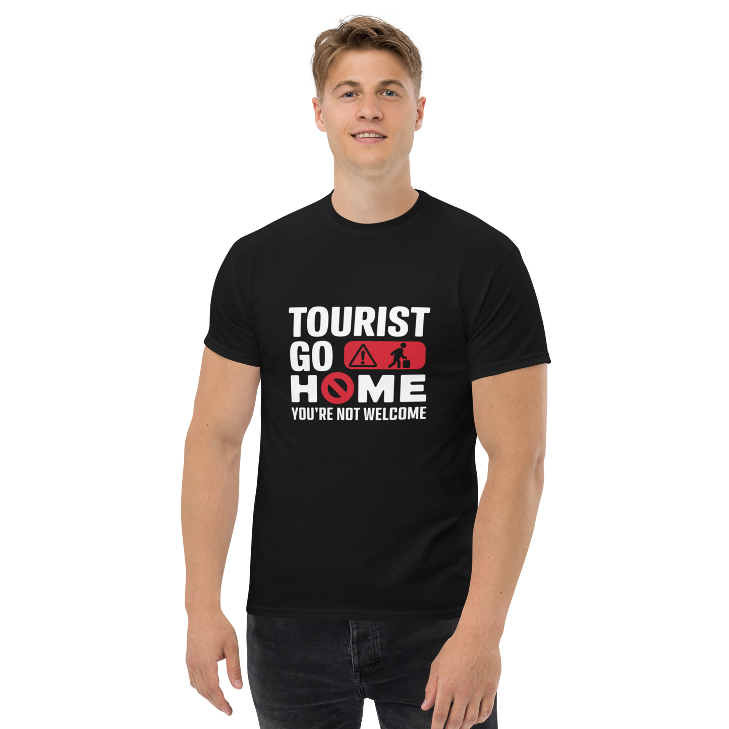 Camiseta Tourist Go Home