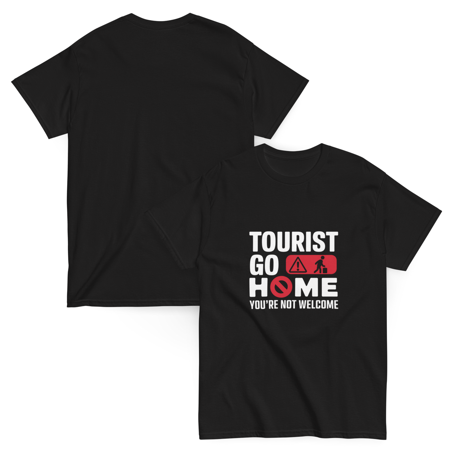 Camiseta Tourist Go Home