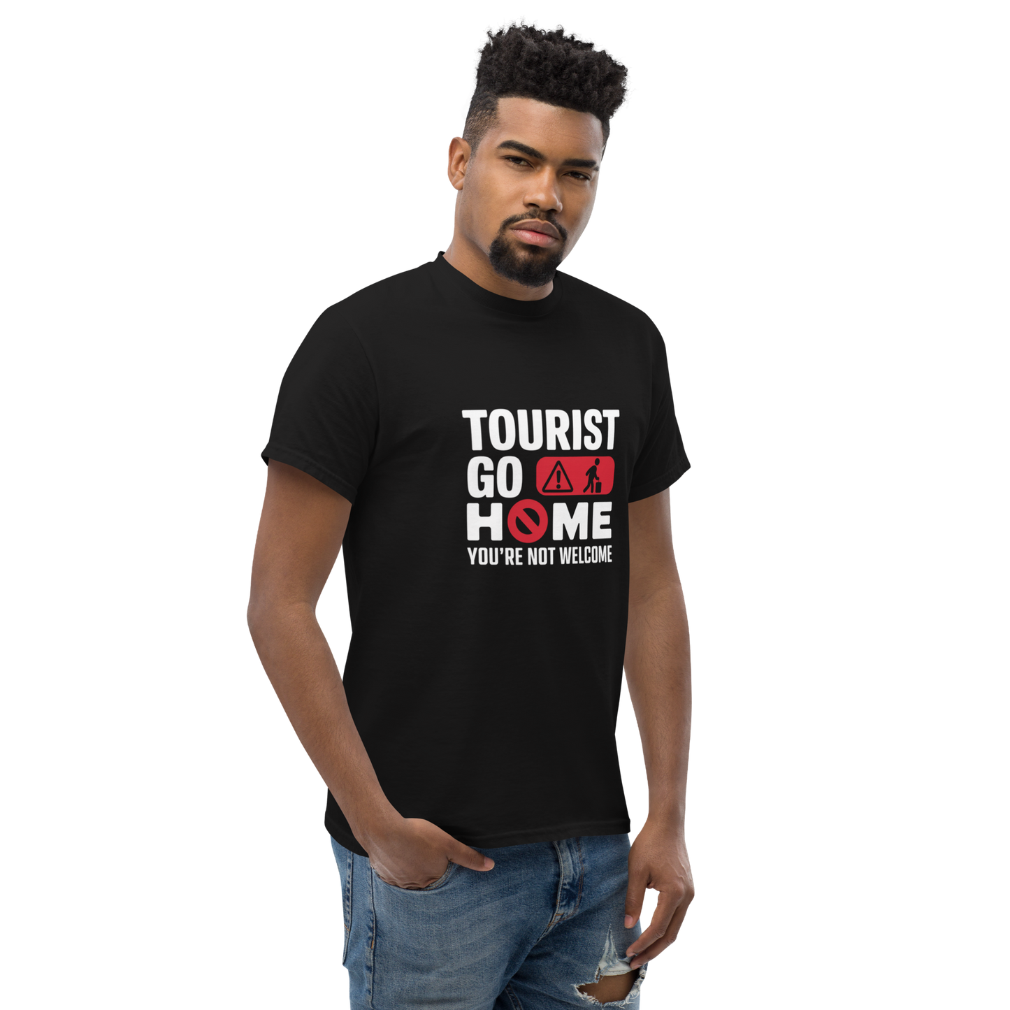 Camiseta Tourist Go Home