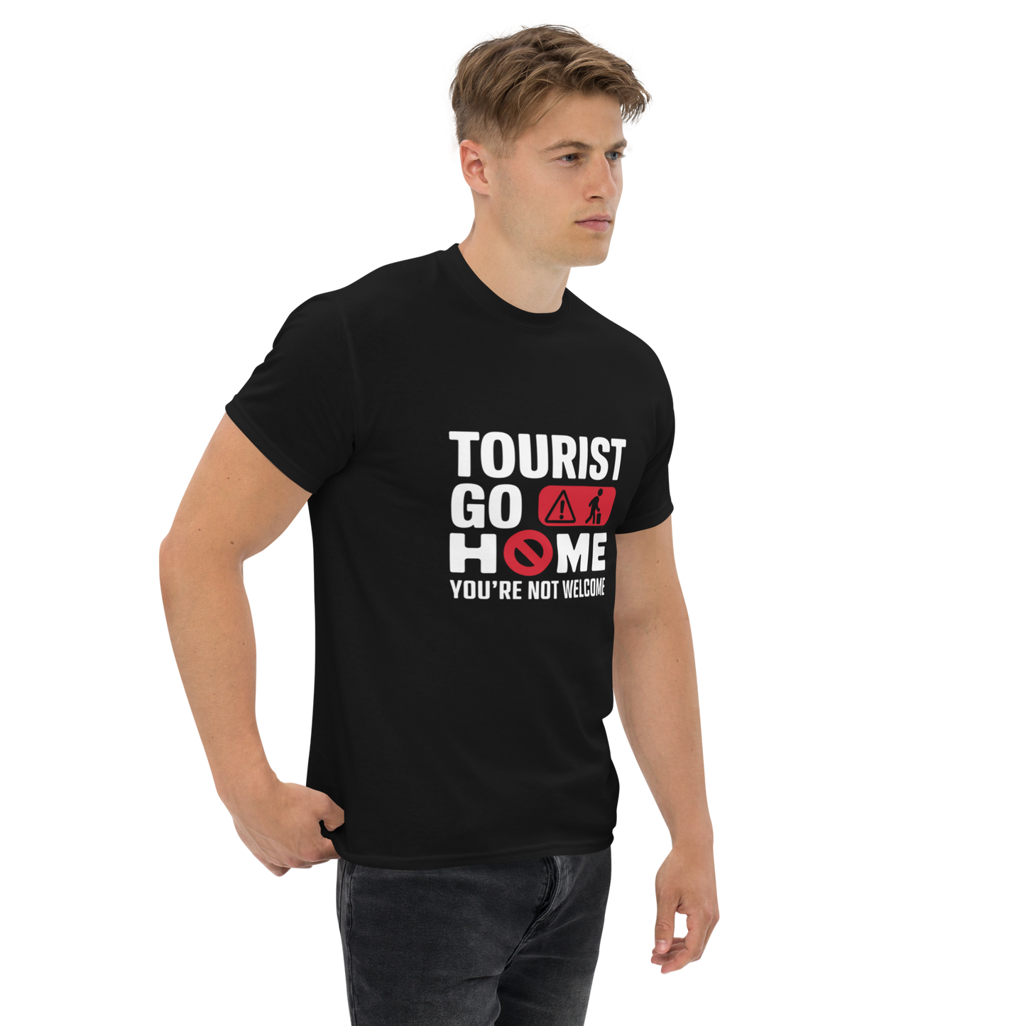 Camiseta Tourist Go Home