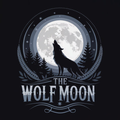 Wolf-Mond-T-Shirt